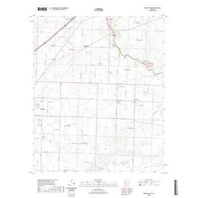 2020 Map of Prescott East, 2020 Print