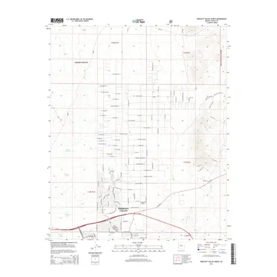 2014 Map of Prescott Valley North, 2014 Print