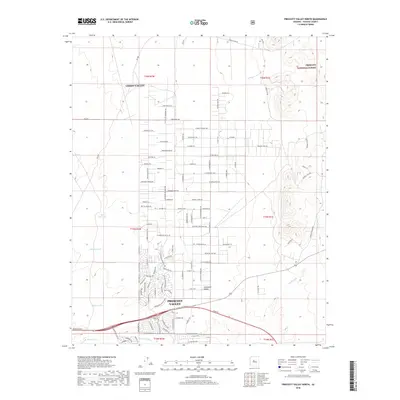2018 Map of Prescott Valley North, 2018 Print
