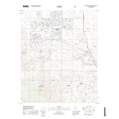 2018 Map of Prescott Valley South, 2018 Print