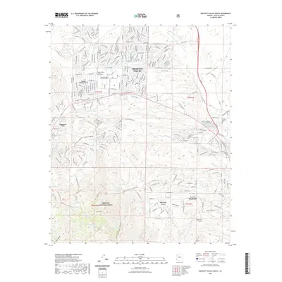 2021 Map of Prescott Valley South, 2021 Print