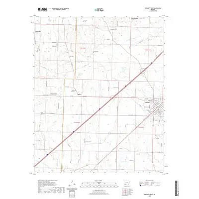 2020 Map of Prescott West, 2020 Print
