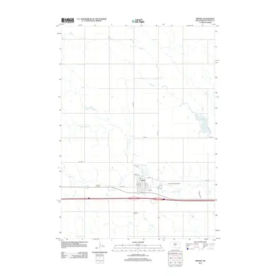 2012 Map of Presho, 2012 Print