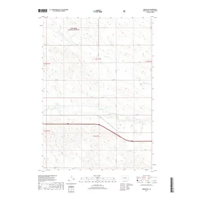 2017 Map of Presho NW, 2017 Print