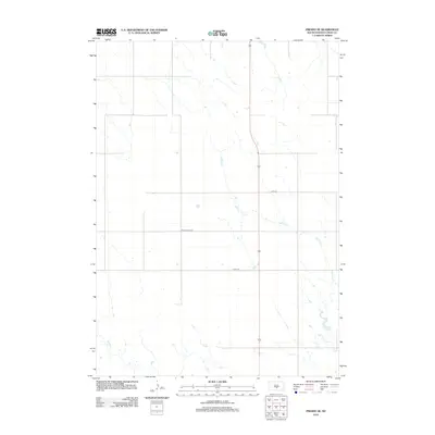 2012 Map of Presho SE, 2012 Print