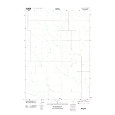 2012 Map of Presho SW, 2012 Print