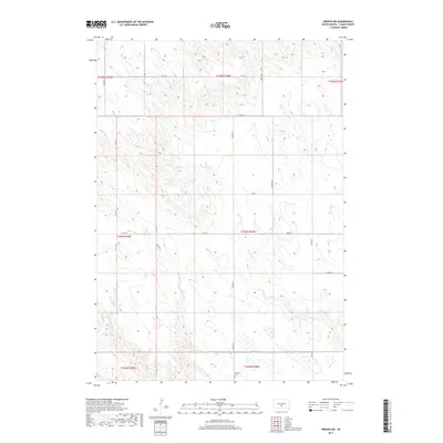 2017 Map of Presho SW, 2017 Print