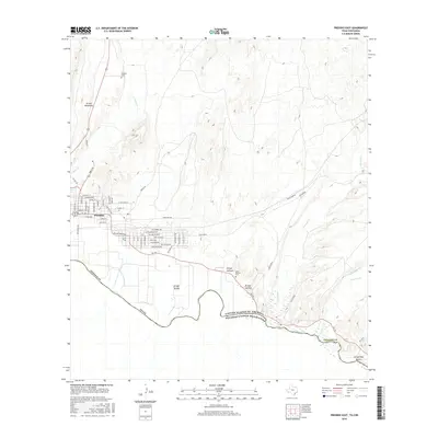 2016 Map of Presidio East, 2016 Print