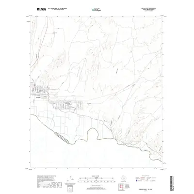 2019 Map of Presidio East, 2019 Print