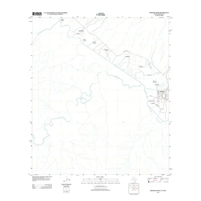 2012 Map of Presidio West, 2012 Print