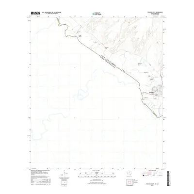 2016 Map of Presidio West, 2016 Print