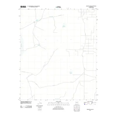 2010 Map of Presler Lake, 2010 Print