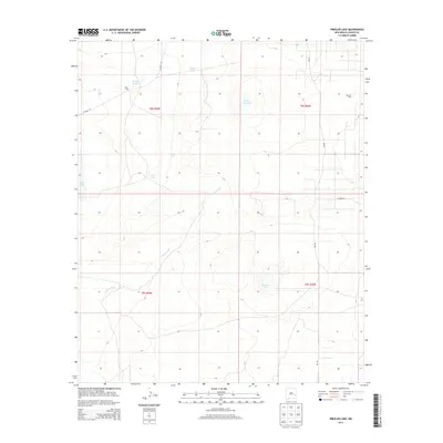 2013 Map of Presler Lake, 2013 Print