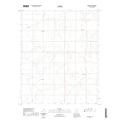 2020 Map of Presler Lake, 2020 Print