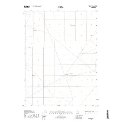 2018 Map of Presnel Well, 2018 Print