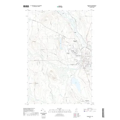 2021 Map of Presque Isle, 2021 Print