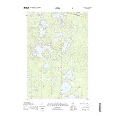 2018 Map of Presque Isle, 2018 Print