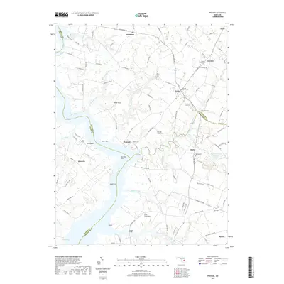 2019 Map of Preston, 2019 Print