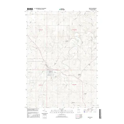 2016 Map of Preston, 2016 Print