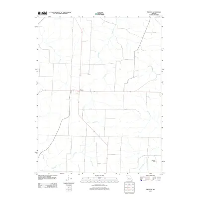 2011 Map of Preston, 2011 Print