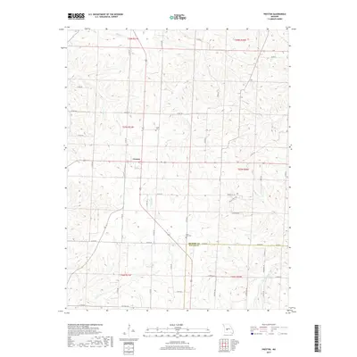 2017 Map of Preston, 2017 Print