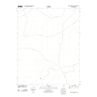 2011 Map of Preston Mesa North, 2011 Print