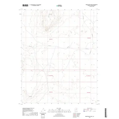 2018 Map of Preston Mesa South, 2018 Print