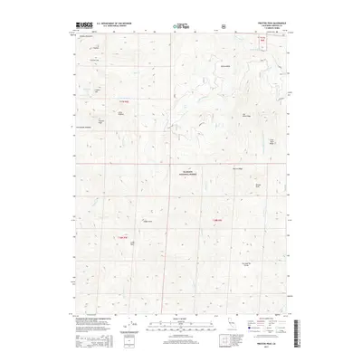 2015 Map of Preston Peak, 2015 Print