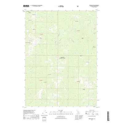 2018 Map of Preston Peak, 2018 Print