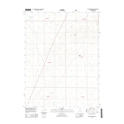 2014 Map of Preston Reservoir, 2014 Print