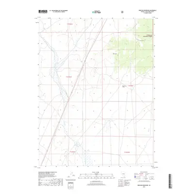 2018 Map of Preston Reservoir, 2018 Print