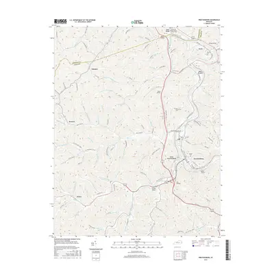 2016 Map of Prestonsburg, 2016 Print