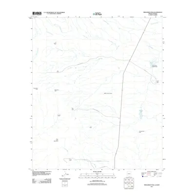 2011 Map of Presumido Peak, 2011 Print