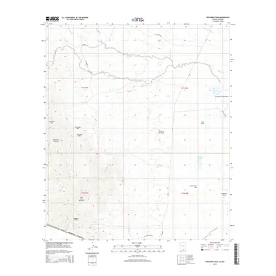 2014 Map of Presumido Peak, 2014 Print