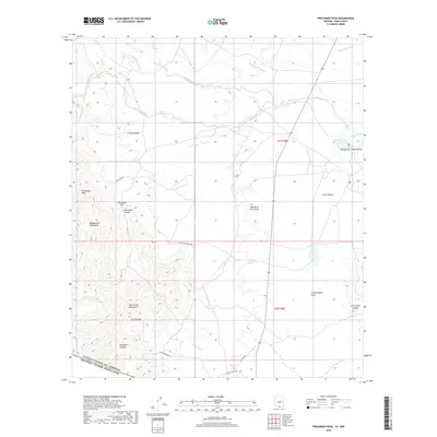 2018 Map of Presumido Peak, 2018 Print