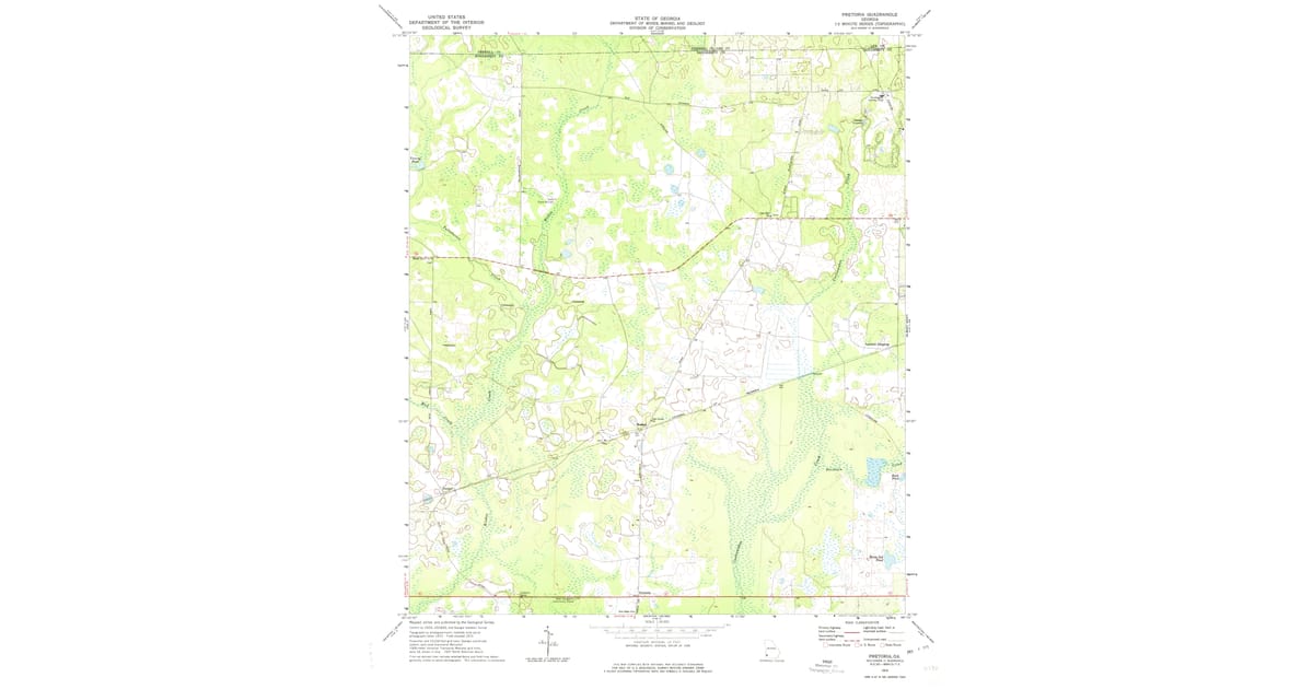 1970s Maps of Dougherty County, GA Pastmaps