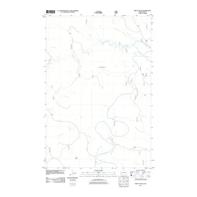 2011 Map of Pretty Butte, 2011 Print