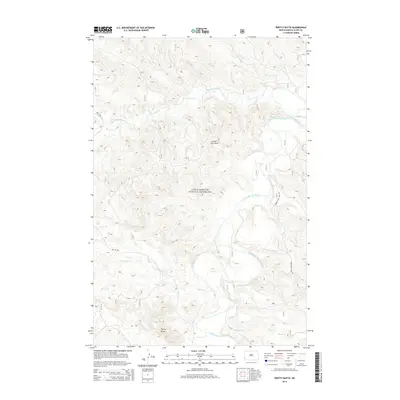 2014 Map of Pretty Butte, 2014 Print