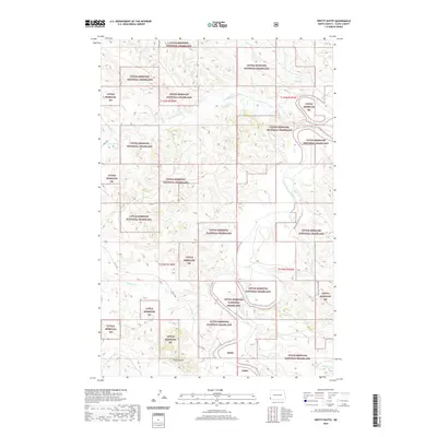 2020 Map of Pretty Butte, 2020 Print