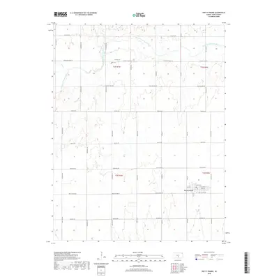 2018 Map of Pretty Prairie, 2018 Print