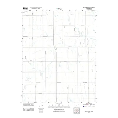 2012 Map of Pretty Prairie SW, 2012 Print