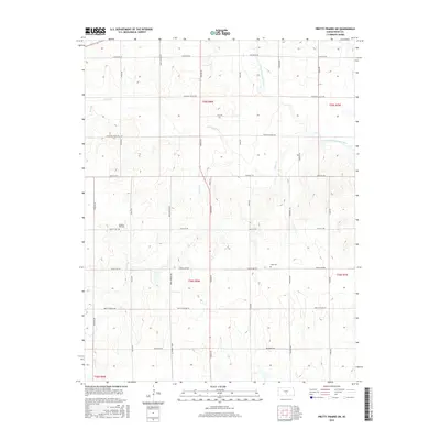 2015 Map of Pretty Prairie SW, 2015 Print