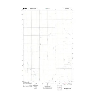 2011 Map of Pretty Rock Butte, 2011 Print