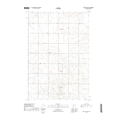 2017 Map of Pretty Rock Butte, 2017 Print