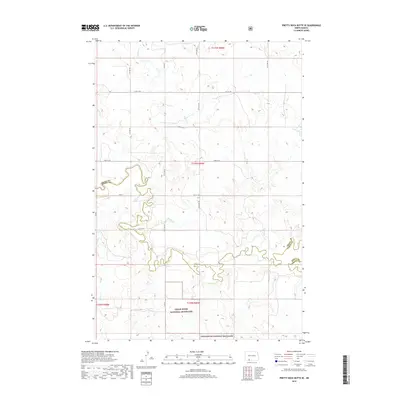 2018 Map of Pretty Rock Butte SE, 2018 Print