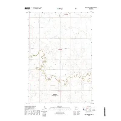 2020 Map of Pretty Rock Butte SE, 2020 Print