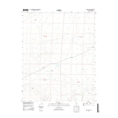 2013 Map of Pretty Rock, 2013 Print