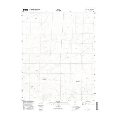 2017 Map of Pretty Rock, 2017 Print