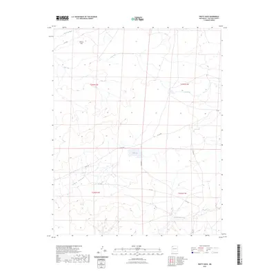 2023 Map of Pretty Rock, 2023 Print