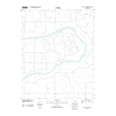 2009 Map of Prettyhair Creek, 2009 Print